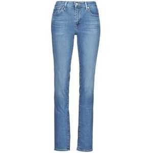 Levis  712 SLIM  Broeken  dames Blauw