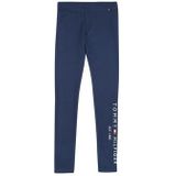 Leggings - Jersey - Slimfit - Gevoerde Zoom/Rand - Logoprint - Lang/Maxi