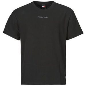 Tommy Jeans  TJM REG S NEW CLASSICSTEE EXT  Shirts  heren Zwart