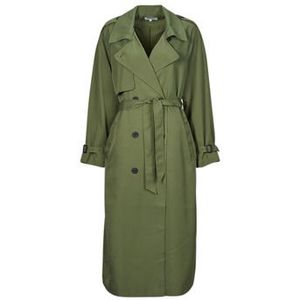ONLY Trenchcoat Jas ONLCHLOE met Ceintuur Groen