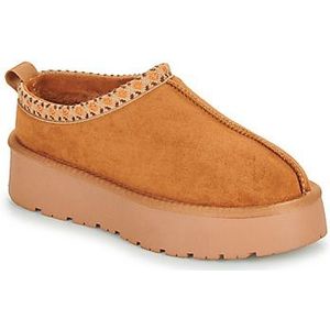 Xti  143237-CAMEL  slippers  dames Bruin