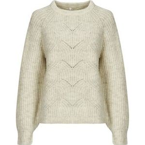 Only - Onlgila Life Ls Structure O-neck Bf - Trui - Whitecap Gray/melange
