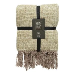 Decoris  AUGUSTIN  Plaids, deken heren Beige