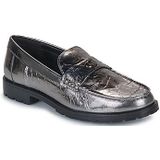 Coach - JOCELYN CRINKLE METALLIC LOAFER - Mocassins - Grijs