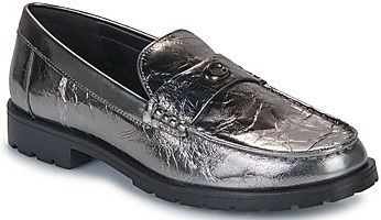 Coach - JOCELYN CRINKLE METALLIC LOAFER - Mocassins - Grijs