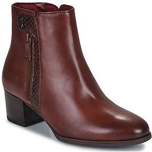 TAMARIS - Core - Dames Laarzen - Bruin - Hoogwaardig Leer