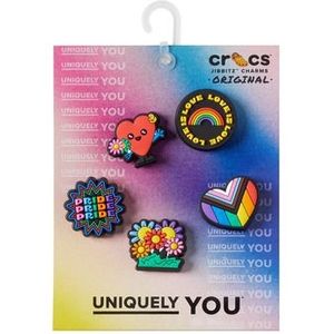 Crocs  Love is Love 5 Pack  Schoenaccessoires heren Multicolour