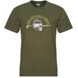Quiksilver - Skull Lines - T-shirt - Bruin - Korte Mouwen - Heren