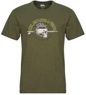 Quiksilver - Skull Lines - T-shirt - Bruin - Korte Mouwen - Heren