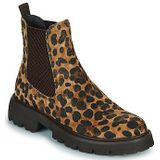 Carmela - 16254601-LEOPARDO - Enkellaarsjes - Bruin - Dierenprint