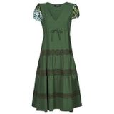 Desigual - VEST_GINGY - Lange Jurk - Groen