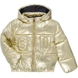 Guess  HOODED LS PADDED PUFFER  jassen  kind Goud