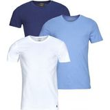 POLO RALPH LAUREN - Set van 3 Getailleerde Shirts - Wit - Katoen