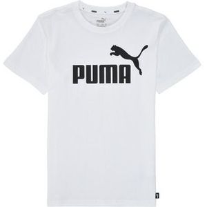 Puma  ESSENTIAL LOGO TEE  Shirts  kind Wit