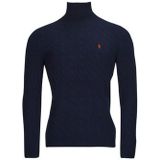 Polo Ralph Lauren - Trui - Navy - Col - Slanke Pasvorm - Kasjmier