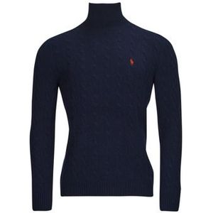 Polo Ralph Lauren - Trui - Navy - Col - Slanke Pasvorm - Kasjmier