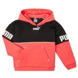 PUMA - Power Colorblock - Hoodie - Zalm - Voor Meisjes