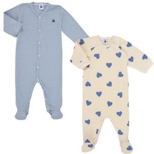 Petit Bateau  TOMTOM LOT PYJAMA X2  Pyjama's / nachthemden kind Blauw