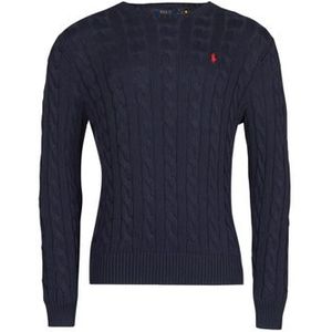 Polo Ralph Lauren - Gevlochten Gebreide Trui - Marineblauw - Katoen