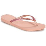 Havaianas  SLIM GLITTER II  slippers  dames Roze