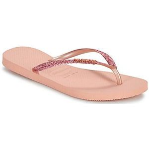 Havaianas  SLIM GLITTER II  slippers  dames Roze