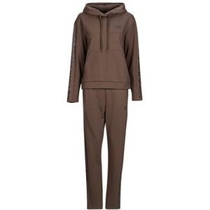 Emporio Armani EA7  TRAIN TRACKSUIT W HO RN CH EXTENDED LOGO BR - TRAIN TRACKSUIT W  Trainingspakken  dames Bruin