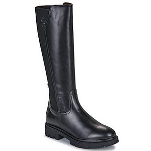 Nero Giardini - Kuitlaarzen - Zwart - Glad Leer - Blokhak - Ritssluiting