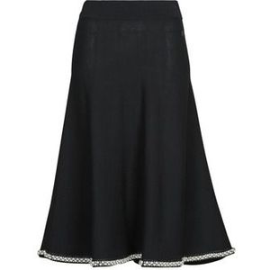 Karl Lagerfeld - A Line Pearl Knit Skirt - Rok - Zwart