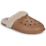 Crocs - Classic Fuzz Scuff - Pantoffels - Sepia - Unisex