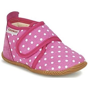 Giesswein - Stans - Pantoffels - Framboos - Antislip Kruipschoenen voor Kinderen