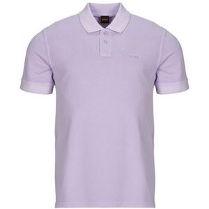 Hugo - Polo Shirt - Groen - Katoen - Gelaagd Logo Print
