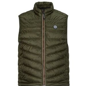 Jack &amp; Jones  JJEHERO BODYWARMER COLLAR  jassen  heren Kaki