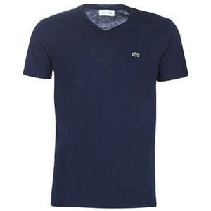 T-Shirt Lacoste Men TH6710 V-Neck Navy Blue