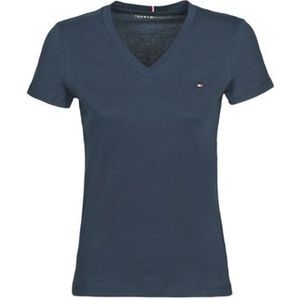 Tommy Hilfiger  HERITAGE V-NECK TEE  Shirts  dames Blauw