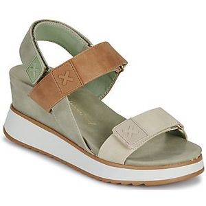 Xtivoor vrouwen. 14384805-GRIS Sandalen 143848 grijs (37), 5 tot 8 cm, Klittenband, Casual