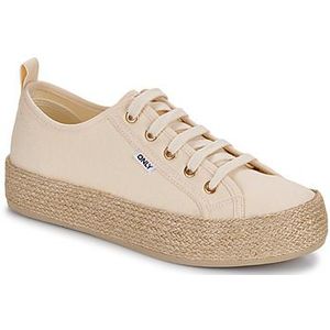 Only  ONLIDA-1 LACE UP ESPADRILLE SNEAKER  Sneakers  dames Beige
