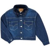 Levi's - OVERSIZED TRUCKER - Spijkerjack - Blauw - Kinderen