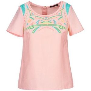 Color Block  ADRIANA  Blouses  dames Roze
