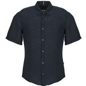 BOSS - Rash 2 - Overhemd - Blauw - Korte Mouw
