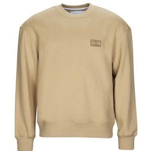 Calvin Klein Jeans  SHRUNKEN BADGE CREW NECK  Truien  heren Beige