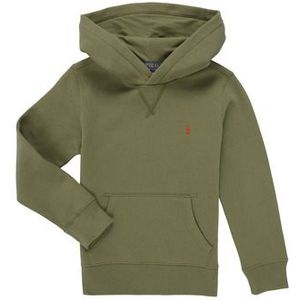 POLO RALPH LAUREN - Hoodie - Groen - Geruwd Molton Materiaal