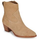 Ralph Lauren - Enkellaarsjes - Bruin - Leer - Hakhoogte 3 cm