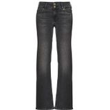 Pepe Jeans Dames Straight Jeans LW Venus Jeans, Zwart (Denim-9FA), 24W/30L, Zwart (Denim-9fa), 24W / 30L