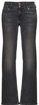 Pepe Jeans Dames Straight Jeans LW Venus Jeans, Zwart (Denim-9FA), 24W/30L, Zwart (Denim-9fa), 24W / 30L