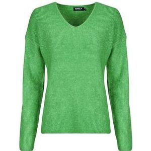 Only  ONLCAMILLA V-NECK  Truien  dames Groen