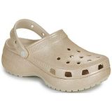 Crocs - Classic Platform Glitter - Klompen - Champagne