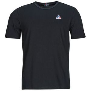 Le Coq Sportif - Ess N°1 - T-shirt - Zwart - Korte Mouwen