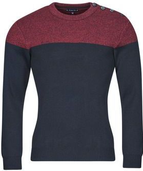 Armor Lux Mariene trui met knopen, Rich Navy/Cardinal, S