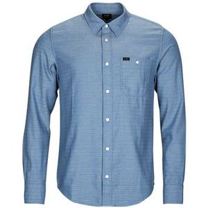 Lee  LEESURE SHIRT  overhemden  heren Blauw