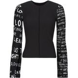 Desigual TS_Wijnstok, 2000, XL, zwart, XL